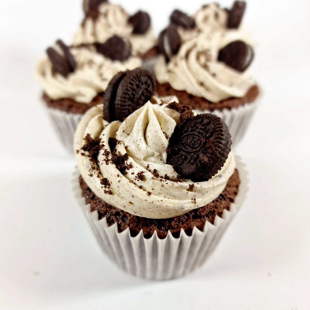Oreo biscuits cupcakes
