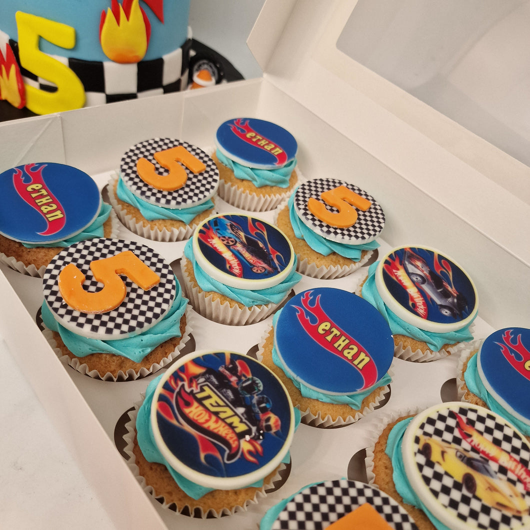 Hot Wheels Cupcakes