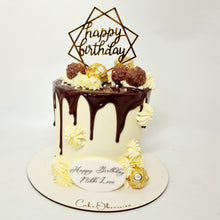 Load image into Gallery viewer, Ferrero Rocher drip cake
