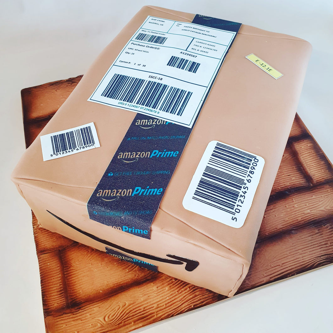 Amazon package cake